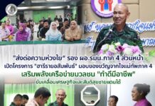 “ส่งต่อความห่วงใย“ รอง ผอ.รมน.ภาค 4 ส่วนหน้า เปิดโครงการ “ฮารีรายอสัมพันธ์” มอบของขวัญจากใจแม่ทัพภาคที่ 4 เสริมพลังเครือข่ายมวลชน “ทำดีมีอาชีพ” ขับเคลื่อนเศรษฐกิจและสันติสุขชายแดนใต้