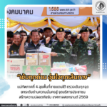 “เข้มทุกด่าน อุ่นใจทุกเส้นทาง“ แม่ทัพภาคที่ 4 ลุยพื้นที่ชายแดนใต้ ตรวจเข้มทุกจุด ยกระดับด่านความมั่นคงสู่ จุดบริการประชาชน สร้างความปลอดภัยรับ เทศกาลสงกรานต์ 2569