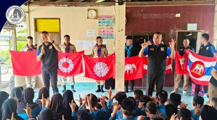 ฉก.ทพ.46 จัดกิจกรรมปลูกฝังอุดมการณ์รักชาติ ณ โรงเรียนตาดีกาในพื้นที่อำเภอรือเสาะ จังหวัดนราธิวาส เสริมสร้างเยาวชนสู่อนาคตของชาติ