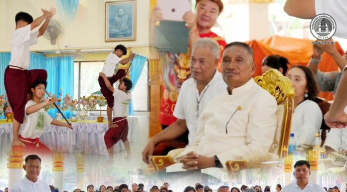 “พลังศรัทธาพหุวัฒนธรรม” ทอดผ้าป่าสามัคคีวัดรัตนานุภาพ สมทบทุนสร้างเมรุ พร้อมชมโขน “ศึกยุทธนา” สุดตระการตา