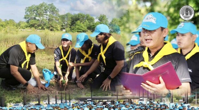จิตอาสารวมพลังพัฒนาพื้นที่อำเภอสายบุรี จังหวัดปัตตานี เนื่องในวันฉัตรมงคล ประจำปี 2569