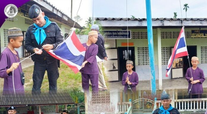 หน่วยเฉพาะกิจกรมทหารพรานที่ 49 พบปะครูและนักเรียนศูนย์การศึกษาอิสลามประจำมัสยิดดารุลอีมาน อำเภอจะแนะ จังหวัดนราธิวาส เพื่อสร้างความเข้าใจ ปลูกฝังรักชาติ และเสริมสัมพันธ์อันดีในพื้นที่