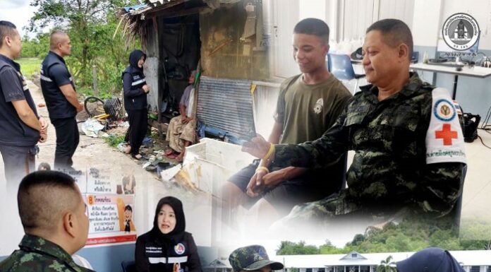 กอ.รมน.จว.ป.น. สน. เร่งช่วยทหารใหม่ผ่านแอปฯ “พร้อมช่วย” ที่ค่ายอิงคยุทธบริหาร วิดีโอคอลเชื่อมครอบครัว คลายความกังวลใจ