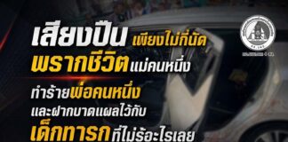 ” เสียงปืนเพียงไม่กี่นัด… พรากชีวิตแม่คนหนึ่ง ทำร้ายพ่อคนหนึ่ง และฝากบาดแผลไว้กับเด็กทารกที่ไม่รู้อะไรเลย… นี่ไม่ใช่ความกล้าหาญ แต่มันคือ… ความโหดร้ายต่อผู้บริสุทธิ์ ที่สังคมต้องร่วมกันประณาม “