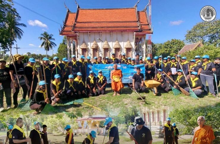 ฉก.ทพ.42 ร่วมกับประชาชนบ้านป่ากะพ้อ จัดกิจกรรม “Big Cleaning Day” พัฒนาวัดศรีสุดาจันทร์ จ.ปัตตานี สร้างความสามัคคีและทำนุบำรุงพระพุทธศาสนา
