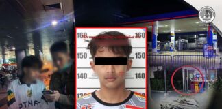 ตำรวจควบคุมตัวผู้ต้องหาตามหมายจับคดีลอบวางระเบิดพื้นที่เมืองปัตตานี ที่สถานีกลางกรุงเทพอภิวัฒน์