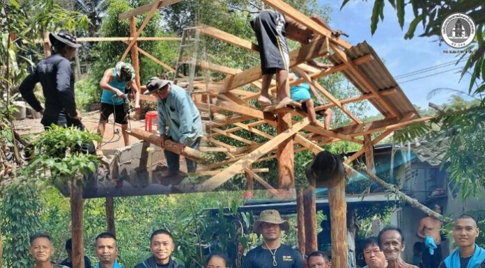 ฉก.ทพ.41 ร่วมกับชุมชน สร้างบ้านเพื่อช่วยเหลือผู้ป่วยยากไร้ ในพื้นที่ อ.รามัน จ.ยะลา ยกระดับคุณภาพชีวิตกลุ่มเปราะบาง