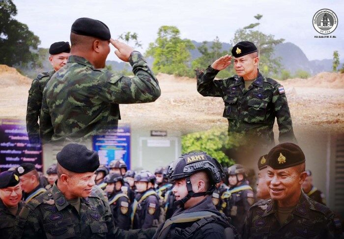 แม่ทัพภาคที่ 4 ลงพื้นที่อำเภอบันนังสตา ตรวจเยี่ยมหน่วยเฉพาะกิจกรมทหารพรานที่ 33 ย้ำร่วมมือทุกภาคส่วนสร้างสันติสุขยั่งยืน