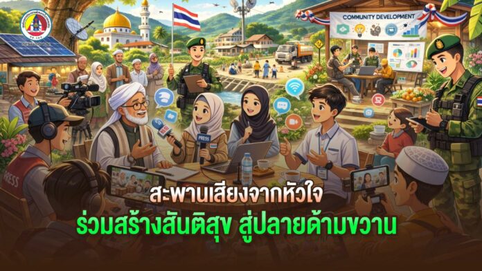 ANIMATION ตอน สะพานเสียงจากหัวใจ ร่วมสร้างสันติสุ-หน้าปก