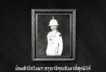 น้อมสำนึกในพระกรุณาธิคุณอันหาที่สุดมิได้ สมเด็จพระเจ้าลูกเธอ เจ้าฟ้าพัชรกิติยาภา นเรนทิราเทพยวดี กรมหลวงราชสาริณีสิริพัชร มหาวัชรราชธิดา