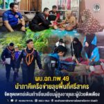 ผบ.ฉก.ทพ.49 นำภาคีเครือข่ายลุยพื้นที่ศรีสาคร จัดชุดแพทย์เดินเท้าเยี่ยมเยียนผู้สูงอายุและผู้ป่วยติดเตียง