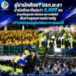 “ผู้นำนักศึกษา มรภ.ยะลา นำนักศึกษาใหม่กว่า 5,000 คน ร่วมเทิดทูนสถาบันพระมหากษัตริย์ สืบสานอุดมการณ์ราชภัฏ สร้างพลังคนรุ่นใหม่พัฒนาชายแดนใต้”