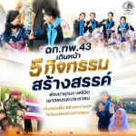 ฉก.ทพ.43 เดินหน้า 5 กิจกรรมสร้างสรรค์ พัฒนาคุณภาพชีวิตเยาวชนและประชาชน เติมรอยยิ้ม สร้างความสุขในโรงเรียนบ้านท่าคลอง