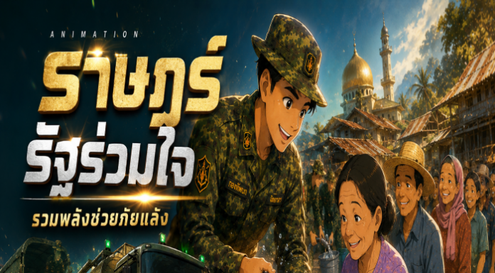 ANIMATION 2D EP : 23 ตอน ราษฎร์ รัฐร่วมใจ รวมพลังช่วยภัยแล้ง