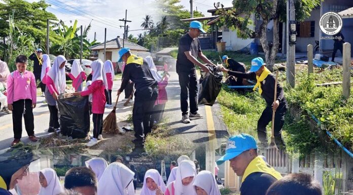 “พลังจิตอาสา สร้างชุมชนน่าอยู่” ฉก.ทพ.42 ร่วมกับ ชคต.สะกำ เยาวชน และชาวบ้าน พัฒนาชุมชนบ้านกูบังบาเดาะ จ.ปัตตานี สร้างความสะอาดและความสามัคคีสู่ชุมชน