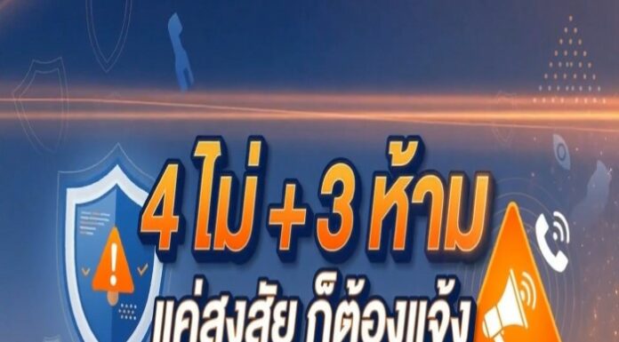 ANIMATION 2D EP : 26 ตอน 4 ไม่ + 3 ห้าม “แค่สงสัย ก็ต้องแจ้ง หนึ่งสายแจ้ง สร้างสังคมที่ปลอดภัย”