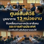 ศูนย์สันติวิธี บูรณาการ 13 หน่วยงาน ขับเคลื่อนงานภาคประชาสังคมและการต่างประเทศ มุ่งเสริมสร้างสันติสุขชายแดนใต้
