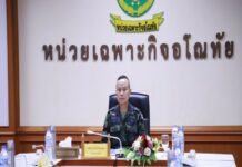 แม่ทัพภาคที่ 4 ประชุมหน่วยขึ้นตรง เน้นย้ำมาตรการเชิงรุกคุมเข้มความปลอดภัยพื้นที่จังหวัดชายแดนภาคใต้