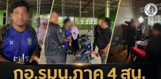 กอ.รมน.ภาค 4 สน. บูรณาการหน่วยงานความมั่นคง บังคับใช้กฎหมาย ควบคุมตัวบุคคลตามเบาะแสในพื้นที่ อ.โคกโพธิ์ จ.ปัตตานี