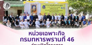 หน่วยเฉพาะกิจกรมทหารพรานที่ 46 ร่วมเปิดโครงการคัดกรองมะเร็งเต้านมเคลื่อนที่ เฉลิมพระเกียรติพระบาทสมเด็จพระเจ้าอยู่หัว ณ โรงพยาบาลรือเสาะ