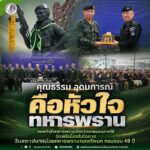 “คุณธรรม อุดมการณ์ คือหัวใจทหารพราน” กองกำลังทหารพรานจังหวัดชายแดนภาคใต้ จัดพิธีเนื่องในโอกาสวันสถาปนาหน่วยทหารพรานกองทัพบก ครบรอบ 48 ปี