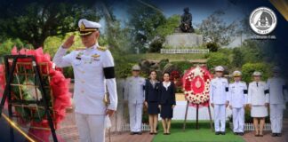 มณฑลทหารบกที่ 46 ร่วมพิธีวางพวงมาลาถวายราชสักการะ เนื่องในวันคล้ายวันสวรรคตสมเด็จพระศรีนครินทราบรมราชชนนี ที่ จ.ปัตตานี