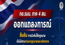 กอ.รมน.ภาค 4 สน. ออกแถลงการณ์ ยืนยันการบังคับใช้กฎหมายเป็นไปตามกรอบกฎหมายและหลักสากล มีขั้นตอนการปฏิบัติชัดเจน ขอประชาชนอย่าหลงเชื่อข้อมูลบิดเบือน