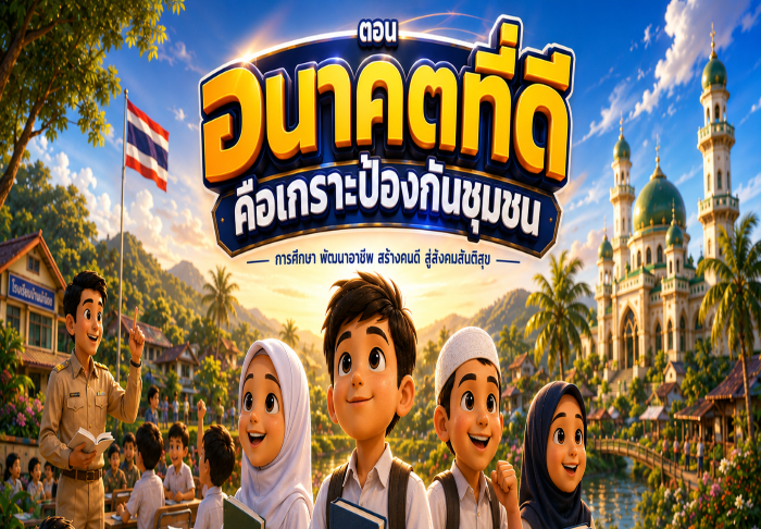 ANIMATION 2D EP : 35 ตอน อนาคตที่ดี คือเกราะป้องกันชุมชน