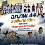 ฉก.ทพ.44 ลงพื้นที่ตาดีกา จัดกิจกรรม “วาดภาพอาชีพในฝัน” สร้างแรงบันดาลใจ พร้อมส่งต่อความห่วงใยสู่เยาวชน