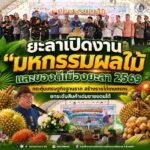 ยะลาเปิดงาน “มหกรรมผลไม้และของดีเมืองยะลา 2569” กระตุ้นเศรษฐกิจฐานราก สร้างรายได้เกษตรกร ยกระดับสินค้าเด่นชายแดนใต้