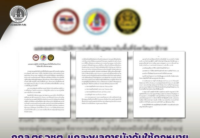 กกล.ตร.จชต. แถลงผลการบังคับใช้กฎหมาย กรณีกลุ่มผู้ก่อเหตุรุนแรงยิงเจ้าหน้าที่ตำรวจเสียชีวิต 2 ราย บาดเจ็บ 4 ราย ในพื้นที่ อ.ตากใบ จ.นราธิวาส