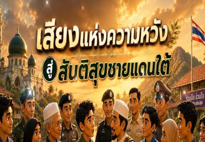 ANIMATION 2D EP : 40 ตอน เสียงแห่งความหวัง สู่สันติสุขชายแดนใต้