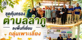 ชุดคุ้มครองตำบลลำภู ลงพื้นที่เยี่ยมกลุ่มเพาะเลี้ยงผึ้งชันโรง พร้อมติดตามสิทธิบัตรสวัสดิการแห่งรัฐ เสริมสร้างรายได้ชุมชน