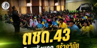 ตชด.43 เสริมพลังบวก สร้างวินัย พร้อมทักษะเอาตัวรอดให้นักเรียนอาชีวศึกษา