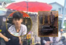 ควบคุมตัวผู้ต้องหาตามหมายจับ 2 หมาย พร้อมตรวจยึดอาวุธปืน 9 มม. พร้อมกระสุนเพียบ คาดเอี่ยวเหตุการณ์บูเก๊ะซามี