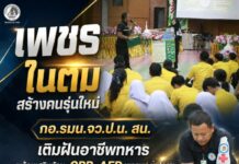 “เพชรในตม สร้างคนรุ่นใหม่” กอ.รมน.จว.ป.น. สน. เติมฝันอาชีพทหาร พร้อมเสริมทักษะ CPR–AED เยาวชน ม.ปลาย