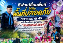 “กีฬาเปลี่ยนพื้นที่ให้เป็นพื้นที่ปลอดภัย” ทหารพราน 49 ผนึกโรงเรียน–ผู้นำชุมชน เปิด “รือเปาะเกมส์ 2569” สร้างภูมิคุ้มกันเยาวชน ต้านยาเสพติด เสริมความสามัคคีชายแดนใต้