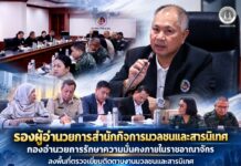 รองผู้อำนวยการสำนักกิจการมวลชนและสารนิเทศ กองอำนวยการรักษาความมั่นคงภายในราชอาณาจักร ลงพื้นที่ตรวจเยี่ยมติดตามงานมวลชนและสารนิเทศ ค่ายสิรินธร