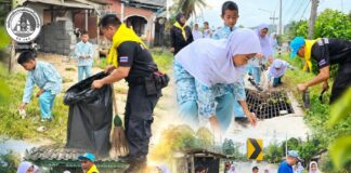 “รวมพลังจิตอาสา” ทหารพราน 46 ร่วมกับชุมชน พัฒนาสองข้างทาง เตรียมพื้นที่รับเสด็จอย่างสมพระเกียรติ