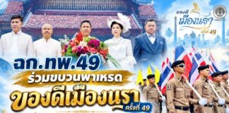 ฉก.ทพ.49 ร่วมขบวนพาเหรด “ของดีเมืองนรา” ครั้งที่ 49 ยิ่งใหญ่ ชูขบวนแห่พหุวัฒนธรรม 13 อำเภอ เทิดพระเกียรติ 111 ปี แห่งนามพระราชทาน ในงานของดีเมืองนรา ครั้งที่ 49 ประจำปี 2569