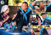 หน่วยเฉพาะกิจกรมทหารพรานที่ 43 ลงพื้นที่เข้าพบปะพูดคุยประชาชน มอบยาสามัญและขนม ขับเคลื่อน “ฮูกุมปากัต” เสริมสร้างชุมชนเข้มแข็ง อ.หนองจิก