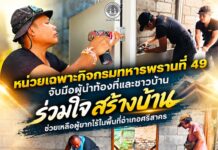 หน่วยเฉพาะกิจกรมทหารพรานที่ 49 จับมือผู้นำท้องที่และชาวบ้าน ร่วมใจสร้างบ้านช่วยเหลือผู้ยากไร้ในพื้นที่อำเภอศรีสาคร