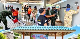 หน่วยเฉพาะกิจสันติสุข เดินหน้าสร้างความร่วมมือกับสถานศึกษาและชุมชน พัฒนาห้องน้ำน่าใช้ ส่งเสริมสุขอนามัยนักเรียน