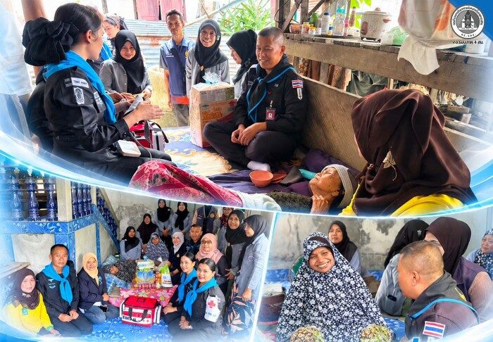 หน่วยเฉพาะกิจกรมทหารพรานที่ 41 ผนึกทีมแพทย์และชุมชน ลงพื้นที่เยี่ยมกลุ่มเปราะบาง ดูแลสุขภาพถึงบ้าน เคียงข้างประชาชนในทุกโอกาส