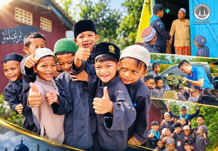 หน่วยเฉพาะกิจกรมทหารพรานที่ 49 ลงพื้นที่สร้างสัมพันธ์เยาวชนตาดีกาบ้านสุแฆ เติมรอยยิ้ม เสริมสร้างการเรียนรู้ของเยาวชน