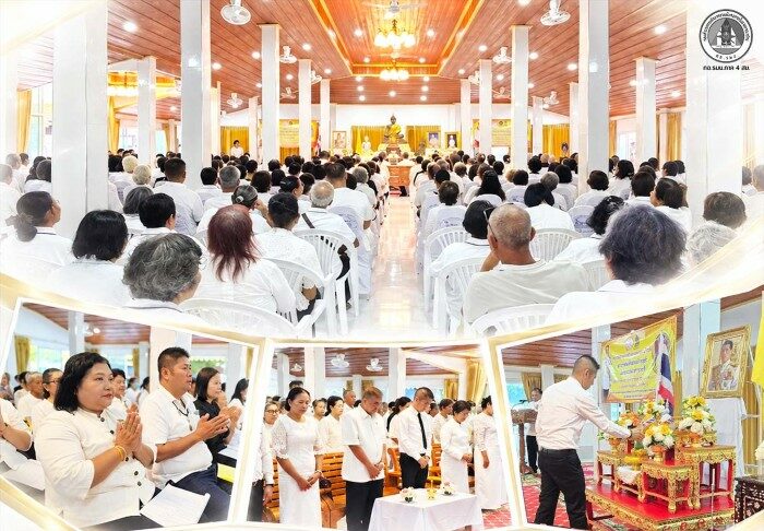อำเภอแม่ลาน จังหวัดปัตตานี จัดพิธีสวดมนต์สัญจรเฉลิมพระเกียรติฯ สร้างพลังศรัทธาและความสามัคคีในชุมชน