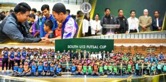 ศค.จชต. เปิดศึกฟุตซอลเยาวชนชายแดนใต้ “พลังเยาวชน สู่ความเป็นเลิศ” มุ่งใช้กีฬาเชื่อมสัมพันธ์ ปลูกฝังคุณธรรมพหุวัฒนธรรม