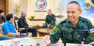 สมาคมกลุ่มนักธุรกิจ–มูลนิธิพระวิเชียรโมลี ร่วมแสดงความยินดีแม่ทัพภาคที่ 4 สานพลังความร่วมมือ ขับเคลื่อนเศรษฐกิจ พัฒนาสังคมทุกมิติ ในพื้นที่ชายแดนใต้