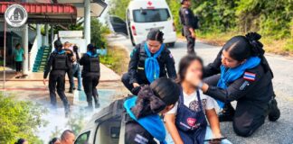 ไม่รอช้า!! ทหารพราน 41 เข้าช่วยพี่น้องประชาชนประสบอุบัติเหตุ รถจักรยานยนต์เสียหลักล้ม ในพื้นที่อำเภอรามัน จังหวัดยะลา อย่างทันท่วงที