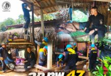 ฉก.ทพ.47 ผนึกกำลังท้องถิ่นกรงปินัง ช่วยเหลือกลุ่มเปราะบาง สร้างที่พักชั่วคราวพร้อมรับมือภัยภิบัติน้ำท่วม